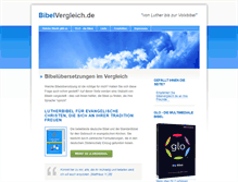 Tablet Screenshot of bibelvergleich.de